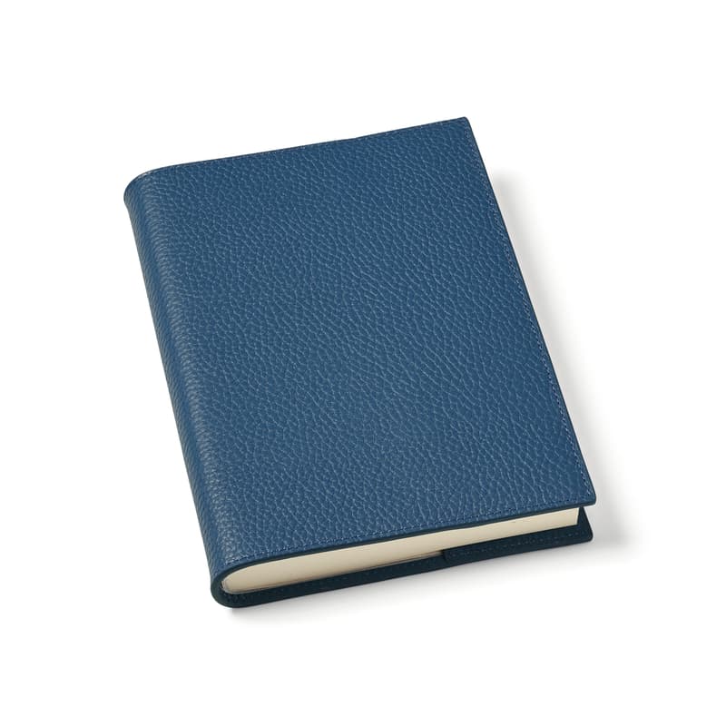 Aspinal Of London A5 Refillable Luxury Journal In Blue