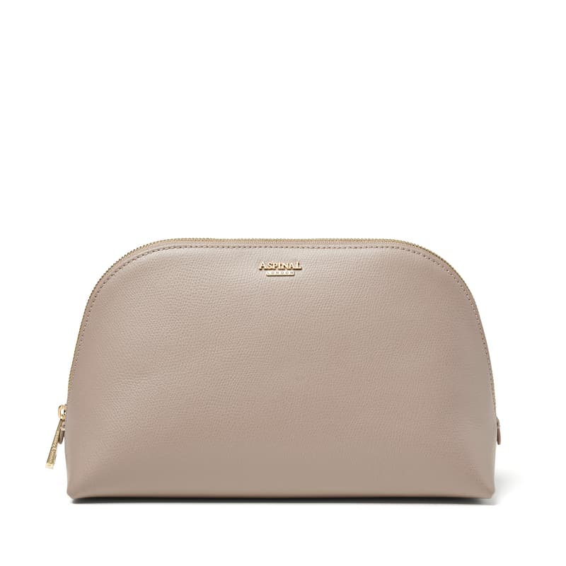 Aspinal of London Classic Toiletry Bag in Moleskin Soft Saffiano