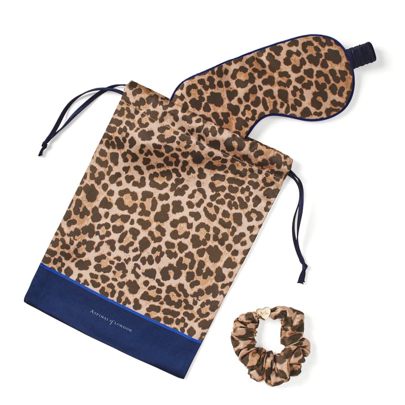 Aspinal Of London Silk Eye Mask Set In Neutral