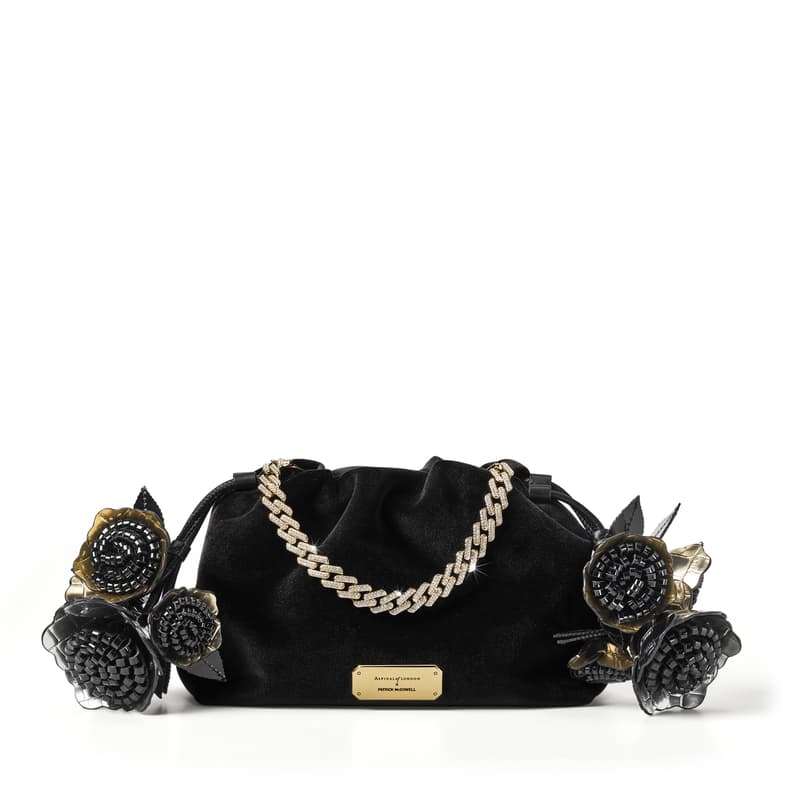 Aspinal Of London Kathleen Clutch In Black