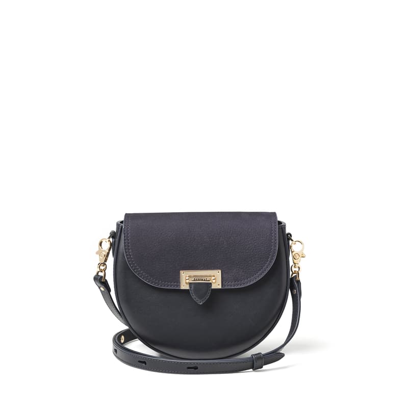 Aspinal Of London Portobello Crossbody In Blue