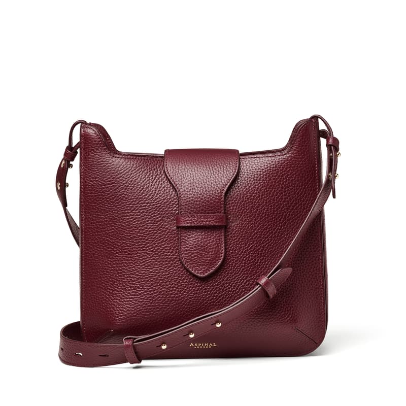 Aspinal Of London Ella Hobo In Red
