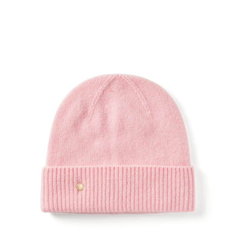 Aspinal Of London Pure Cashmere Beanie Hat In Pink
