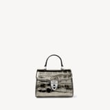 Nano Mayfair Anthracite Metallic Croc