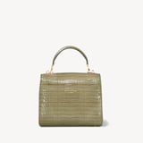 Midi Mayfair Bag Deep Shine Fern Small Croc