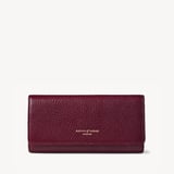 London Purse Burgundy Pebble