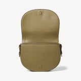 Stella Satchel Crossbody Bag Olive Pebble