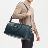 City Holdall Teal Saffiano