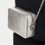 Milly Crossbody Bag Silver Pebble