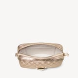 Zip Top Lottie Crossbody Bag Old Gold Nappa