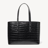 Regent Tote Deep Shine Black Soft Croc