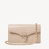 Mayfair®Clutch Bag Soft Taupe Patent Croc