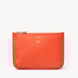 Medium Ella Pouch Coral Pebble