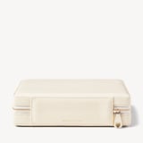 Large Travel Jewellery Case Ivory Pebble
