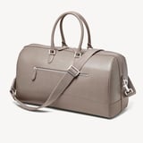 City Holdall Warm Grey Saffiano