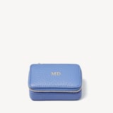 Small Travel Jewellery Case Capri Blue Pebble