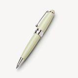 Baby Ballpoint Pen Pistachio Enamel & Silver Plated