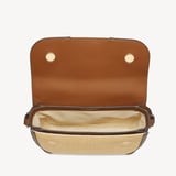 Resort Crossbody Natural Raffia & Smooth Tan