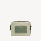 Camera Crossbody Pistachio, Sage & Ivory Pebble