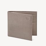 8 Card Billfold Wallet Warm Grey Saffiano