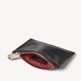 Small Essential Flat Pouch Black Lizard