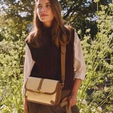 Resort Crossbody Natural Raffia & Smooth Tan