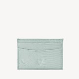 Slim Credit Card Holder Sky Blue Lizard