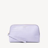Small Essential Cosmetic Case Deep Shine English Lavender Small Croc