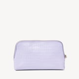 Small Essential Cosmetic Case Deep Shine English Lavender Small Croc