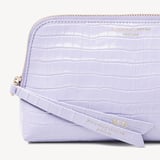 Small Essential Cosmetic Case Deep Shine English Lavender Small Croc