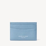 Slim Credit Card Holder Azure Blue Pebble