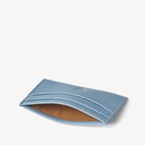 Slim Credit Card Holder Azure Blue Pebble