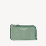 Zipped Coin & Card Holder Willow Pebble