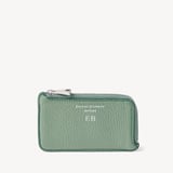 Zipped Coin & Card Holder Willow Pebble