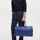 City Holdall Caspian Blue Saffiano