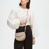 Portobello Crossbody Bag Soft Taupe Pebble