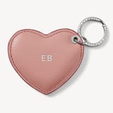 Heart Key Ring Cherry Blossom Pebble