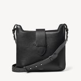 Ella Messenger Bag Black Pebble