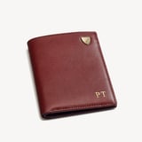 Credit Card Wallet with Notes Pocket Smooth Cognac