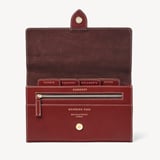 Deluxe Travel Wallet Smooth Cognac & Espresso Suede