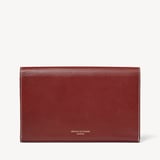 Deluxe Travel Wallet Smooth Cognac & Espresso Suede