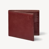 8 Card Billfold Wallet Smooth Cognac
