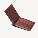 8 Card Billfold Wallet Smooth Cognac