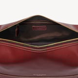 Men's Leather Wash Bag Smooth Cognac