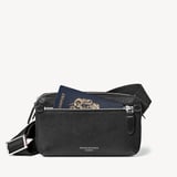 Reporter Compact Crossbody Black Pebble