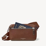 Reporter Compact Crossbody Tobacco Pebble