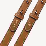 Camera Crossbody Natural Raffia & Smooth Tan