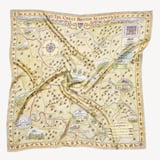 The Great British Season Silk Scarf Pistachio Pure Silk