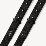 Ella Messenger Bag Black Pebble