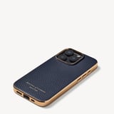iPhone 15 Pro Case Navy Pebble
